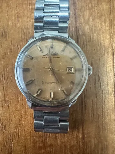 RELÓGIO VINTAGE - MIDO OCEAN STAR POWERWIND - SWISS MADE