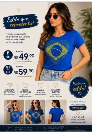Camisetas Brasil