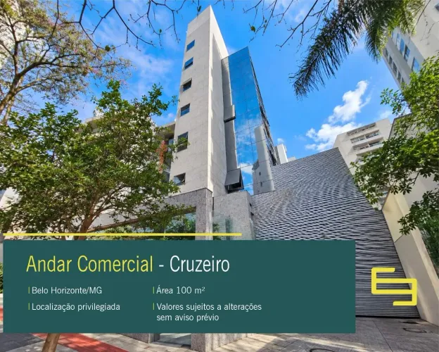 Andar Comercial para alugar no bairro Cruzeiro em Belo Horizonte/MG