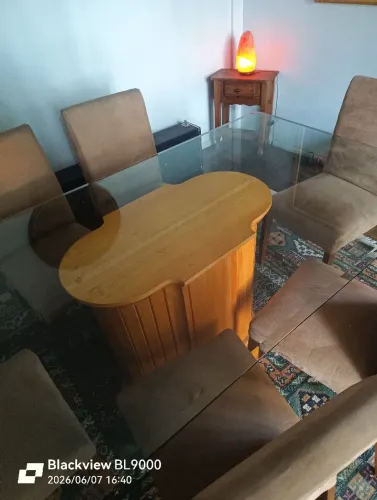 Conjunto mesa com cadeiras