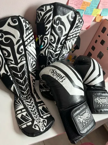 Kit Muay Thai Luva Caneleira