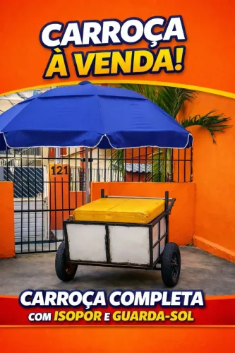 CARROÇA PARA VENDAS DE BEBIDAS EM GERAL