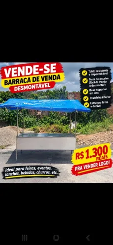 Vendo barraca de venda 
