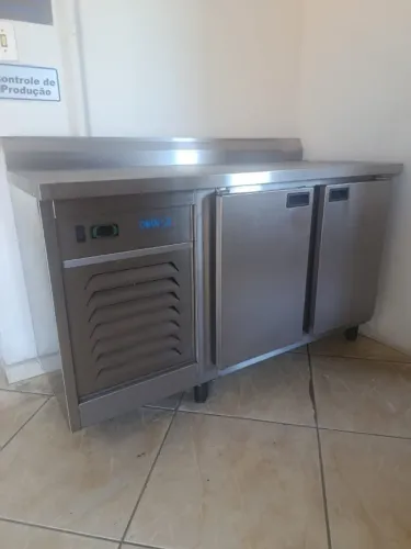 BALCÃO REFRIGERADO NOVO PARA RESTAURANTE, LANCHONETE E PIZZARIA