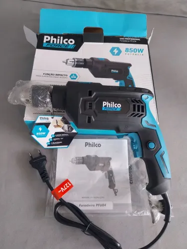Furadeira de impacto 127v 850w 13mm marca PHILCO nova sem uso