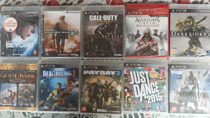 jogos playstation 3 novos, lacrados 100,00 cada
