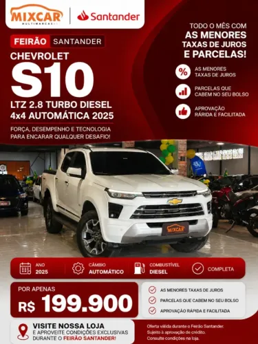 Chevrolet S10 Pick-up LTZ 2.8 TDI 4X4 CD Dies.aut 2025