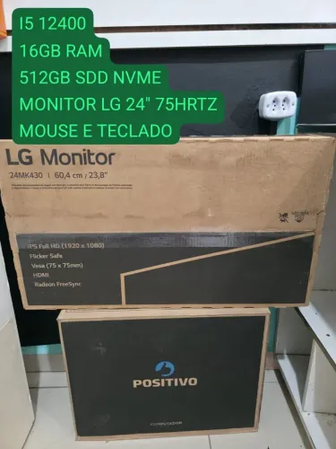Pc completo na caixa!!