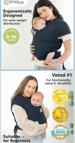 Canguru para Bebê 0-36 meses Original Baby Wrap Carrier Ergonômico