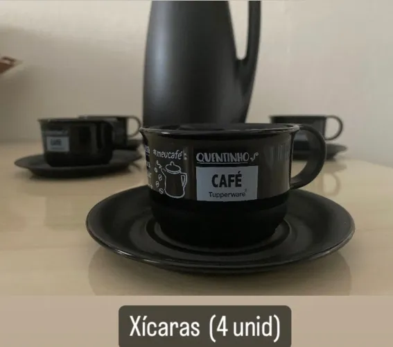 Xícaras tupperware - 4 unidades 