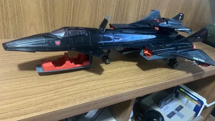 Avião  Aeroforça noturna comandos em ação Gi joe a mais bonita do desenho 