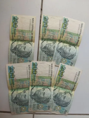 Cédula antiga 200 cruzeiros centenário