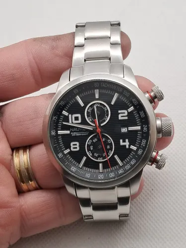 Relogio Nautica tricompasso quartz