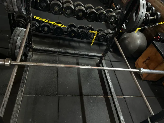 Barra de LPO de 20kg cromada não enferruja