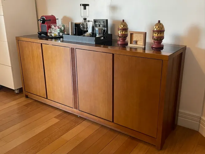 Buffet Balcão 1,80m em Madeira Maciça