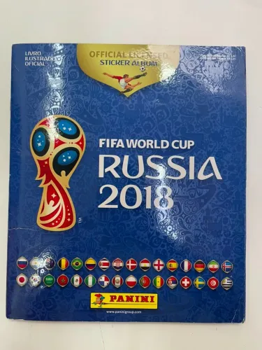 ÁLBUM COPA DO MUNDO RÚSSIA 2018 - COMPLETO + CAPA MOLE