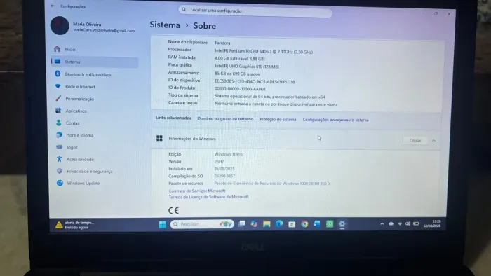Notebooks Dell Inspirion 15