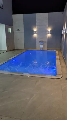 Piscina 6 metros já instalada com praia!!