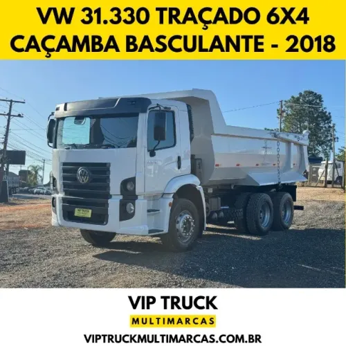 Volkswagen VW 31330 Constellation Traçado 6x4 com caçamba basculante