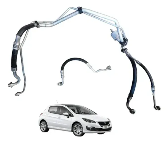 Kit Mangueira Ar Condicionado Peugeot 308 408 1.6 Thp 12a15