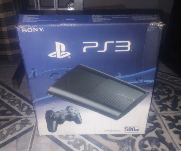 Caixa Vazia Playstation 3 (PS3) Super Slim 500GB - Original