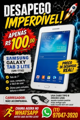 SAMSUNG GALAXY TAB 3 LITE - SM - T110