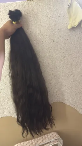 Cabelo virgem cortado hoje