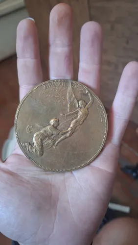 MEDALHA OFICIAL DA EXPOSIÇÃO INTERNACIONAL RIO DE JANEIRO 1922/1923 