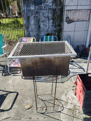 Churrasqueira inox chapa grossa