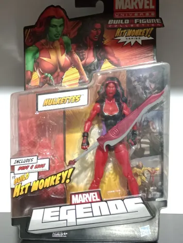 Marvel Legends Mulher-Hulk Vermelha (Red She-Hulk)