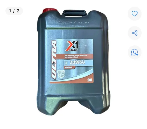 Óleo ultra x1 20w50 