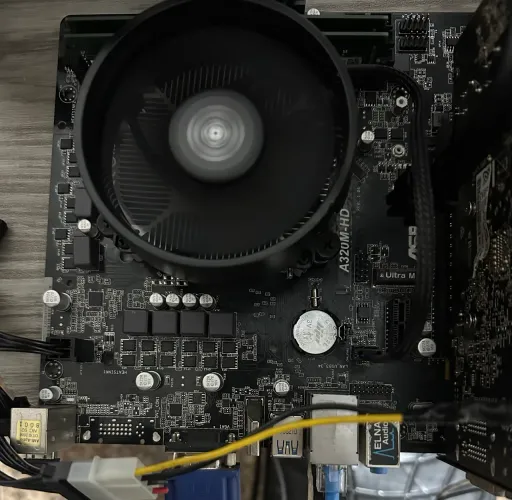 Placa mãe a320m-hd + a6-9500