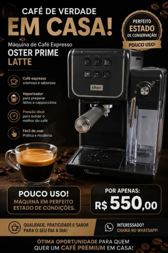 Maquina café expresso Prima Latte $550 em perfeito estado pouco tempo de uso
