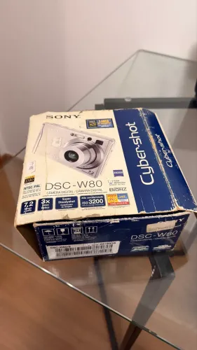 Sony Cybershot DSC-W80 COMPLETO NA CAIXA