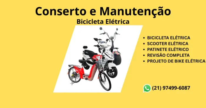Conserto e Manutenção de Bicicleta Elétrica