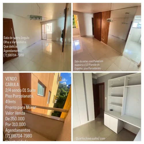 Apartamento à venda no CONDOMÍNIO PORTAL DAS ÁRVORES -, CABULA, Salvador, BA