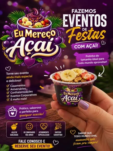 AÇAÍ PARA EVENTOS 