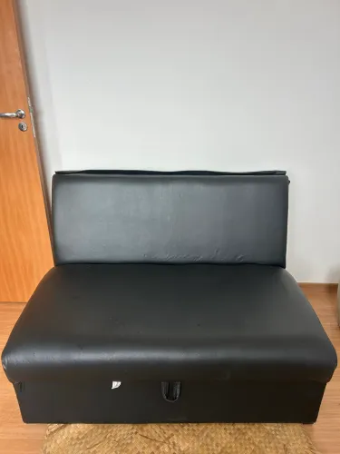 Sofá cama preto