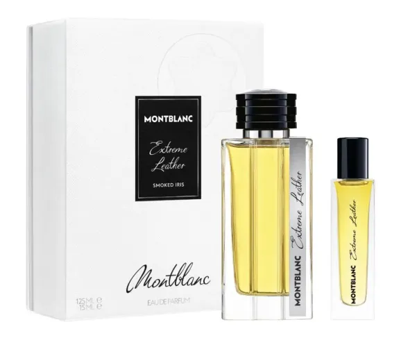 Kit Extreme Leather Mont Blanc Eau de Parfum - Perfume Masculino 125ml + 15ml