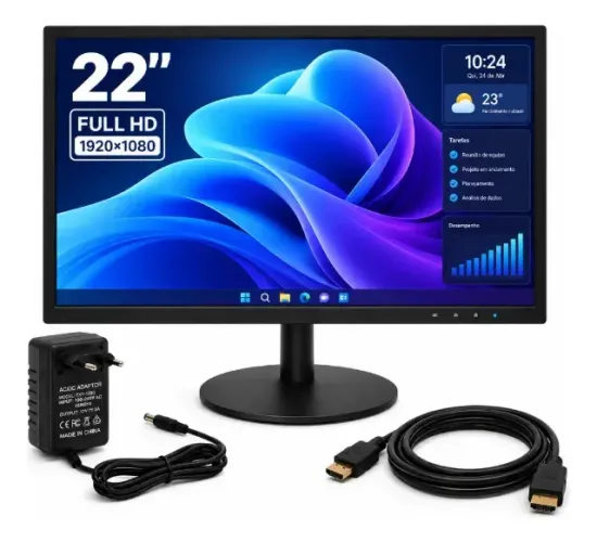 Monitor LED 22" HDMI/VGA 60Hz MH22
