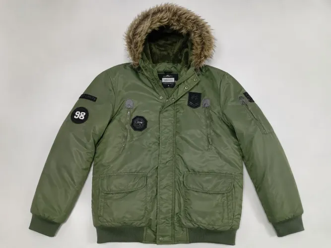 Parka Gangster Original Verde Militar | Extremamente Quente | Frio Intenso | G