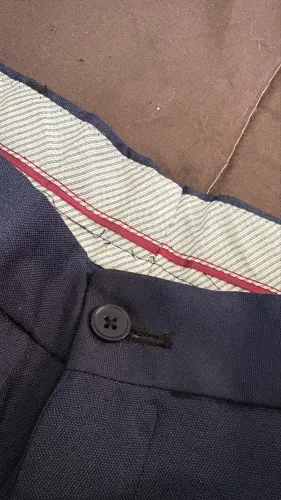 CALÇA SOCIAL AZUL MARINHO 42