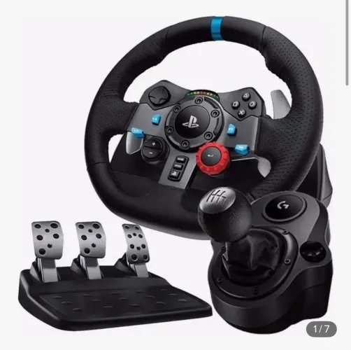 Volante Gamer Logitech G29 com Pedais e Marcha, Para PC e PlayStation