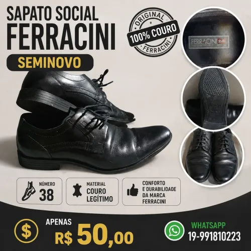 Sapato social ferracini