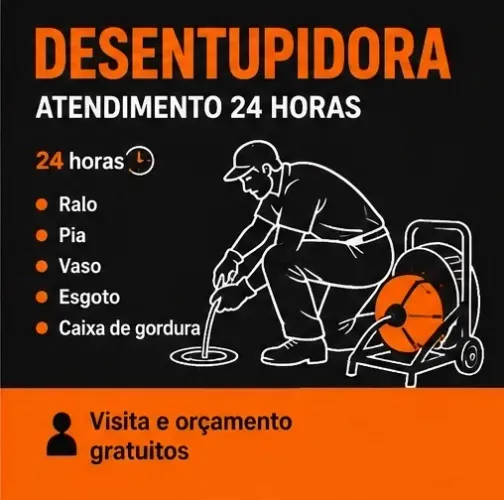 Desentupimento de Pia, Ralo, Vaso e Esgoto | Orçamento