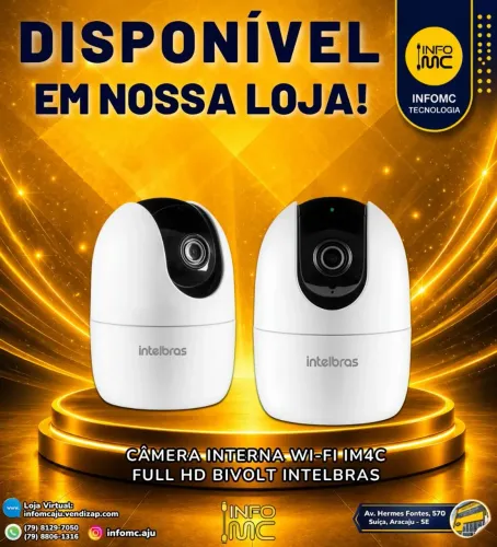 Câmera interna wifi IM4C Full HD