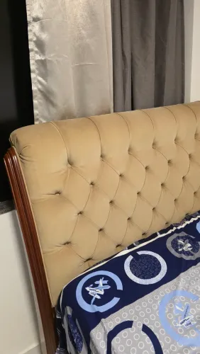 Cabeceira cama casal box madeira pura