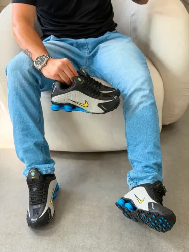 Nike Shox R4 Prime Masculino Confortável Lançamento! 
