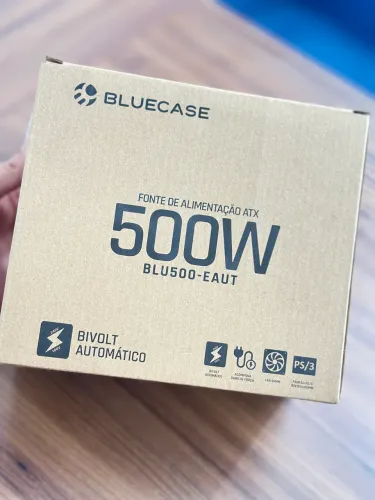 FONTE DE ALIMENTAÇÃO ATX 500w BIVOLT AUTOMÁTICO BLU500
