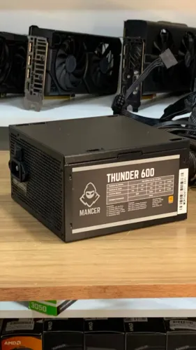 FONTE MANCER THUNDER 600W 80 PLUS